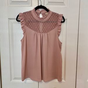Mauve pink blouse